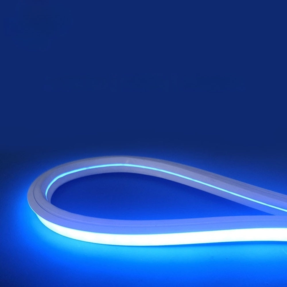 RGB Color Changing Neon LED Strip Light SMD5050 60LEDs/M | 16×16mm Flexible Silicone Neon Rope | IP67 Waterproof | Top-Bend & Side-Bend Options | 5M Roll (Strip Only)