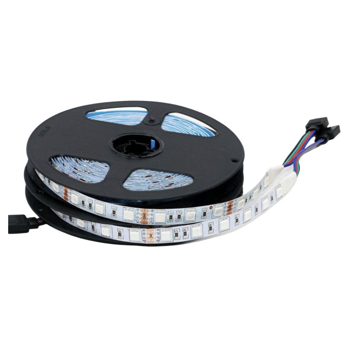 16,4 FT/5 M SMD5050-300 LED-Streifen RGB-Farbe Hohe Dichte Tri-Chip 60 LEDs pro Meter 10 mm breites RGB-LED-Band
