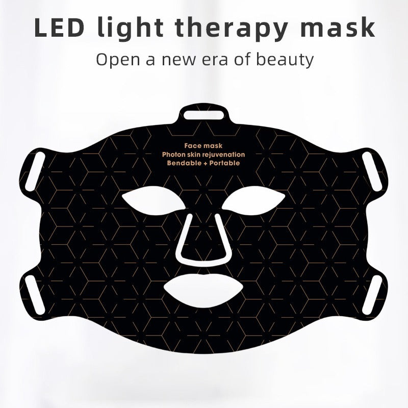 LED Light Therapy Mask with 4 Light Wavelength for Home LED Photon Rejuvenation Mask