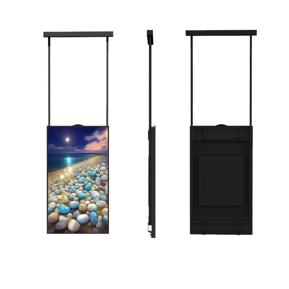 65" einseitiges 2500 Nits High Bright Window LCD-Posterdisplay, Android RK3568 2G+32G, ohne Touch, Cloud/APP/USB, Wandmontage/Bodenständer/Hängemontage