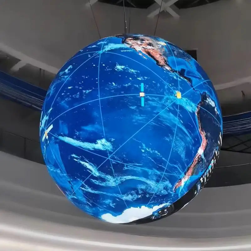 Dia. 180cm (5.9ft) Indoor LED Sphere Display | P2.5 / P2 / P1.86 | Large 360° LED Ball Screen for Exhibitions & Events