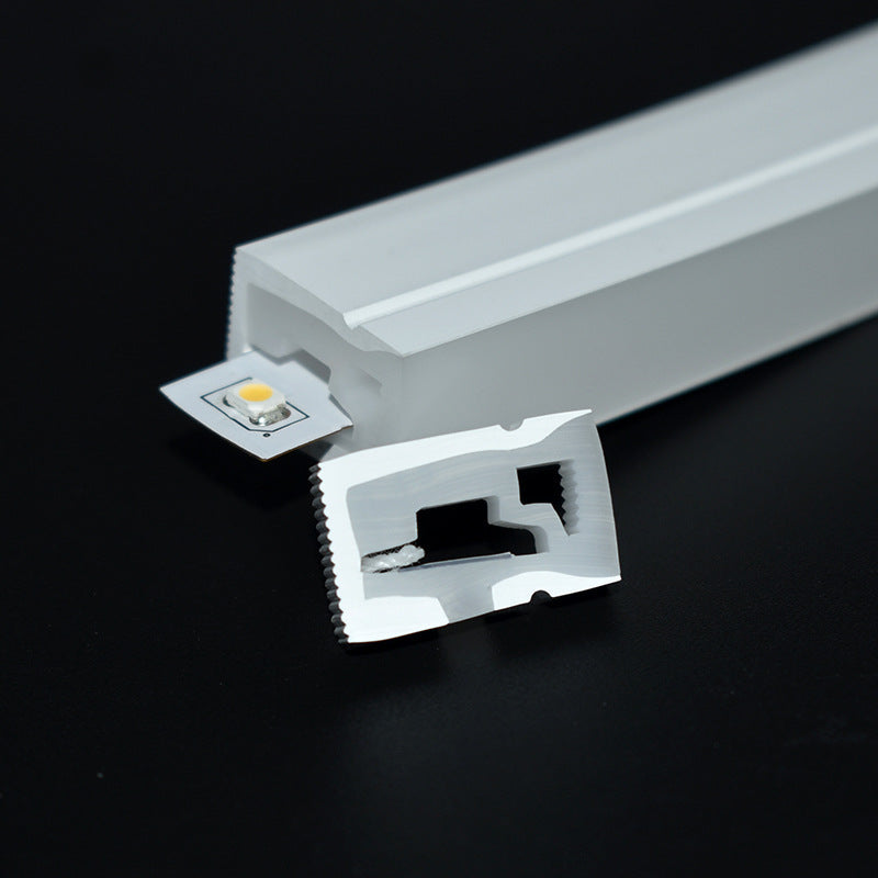 Neon Light Housing – S1220 Side Edge Lighting | 12x20mm Silicone LED Channel System | IP67 Waterproof | 10mm PCB Width | 164FT/50M