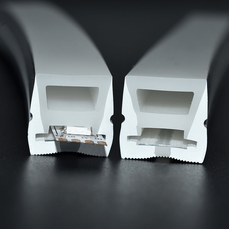 Neon Light Housing – S1616 Side Edge Lighting | 16x16mm Silicone LED Channel System | IP67 Waterproof | 12mm PCB Width | 164FT/50M