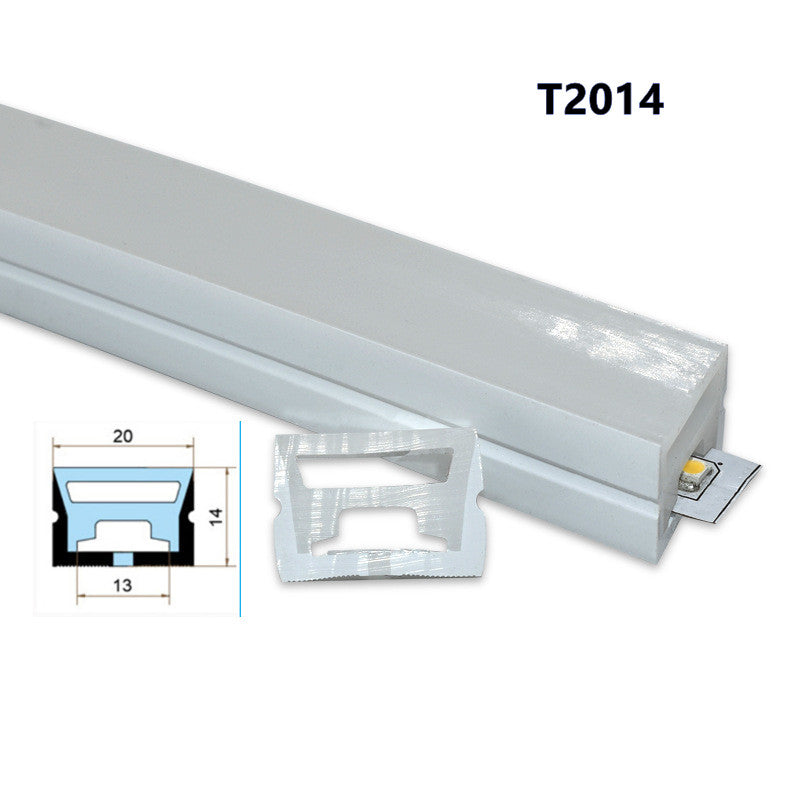 Neon Light Housing – S1420 | 14x20mm Silicone LED Channel System | IP67 Waterproof | 12mm PCB Width | 164FT/50M | Local Stock US/UK/DE