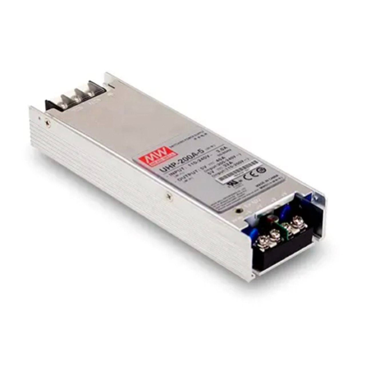MEAN WELL UHP-200A-5 / UHP-350-5 Enclosed Power Supply – 5V Output | 200W / 300W | CE & UL Certified | Indoor / Covered Outdoor Use