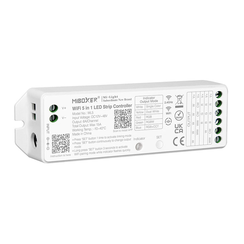 MiBOXER Multi-in-1 LED Controller Series, WiFi/2.4G, For LED Strips
