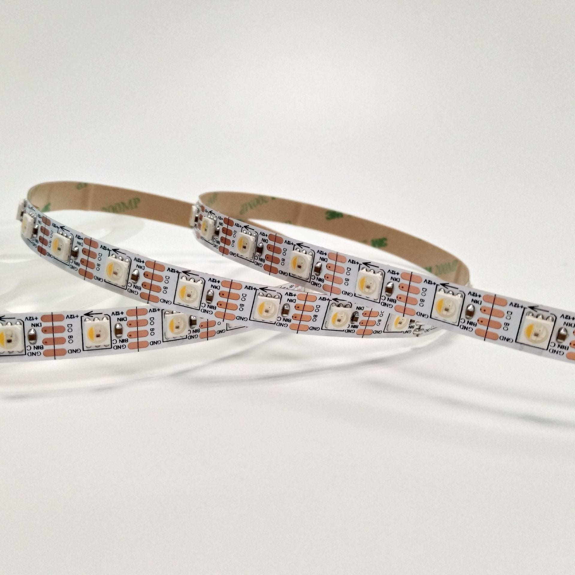 DC12V WS2815 RGBWIC LED Strip Light - 10mm PCB | RGBWW(RGB+3000K) | 4-In-1 SMD5050 Individually Addressable | Breakpoint Resume | 30/60/96 LEDs/M | White PCB | IP00 / IP65 / IP67 | for Party, Decoration, Home DIY Lighting Projects | 5/50M