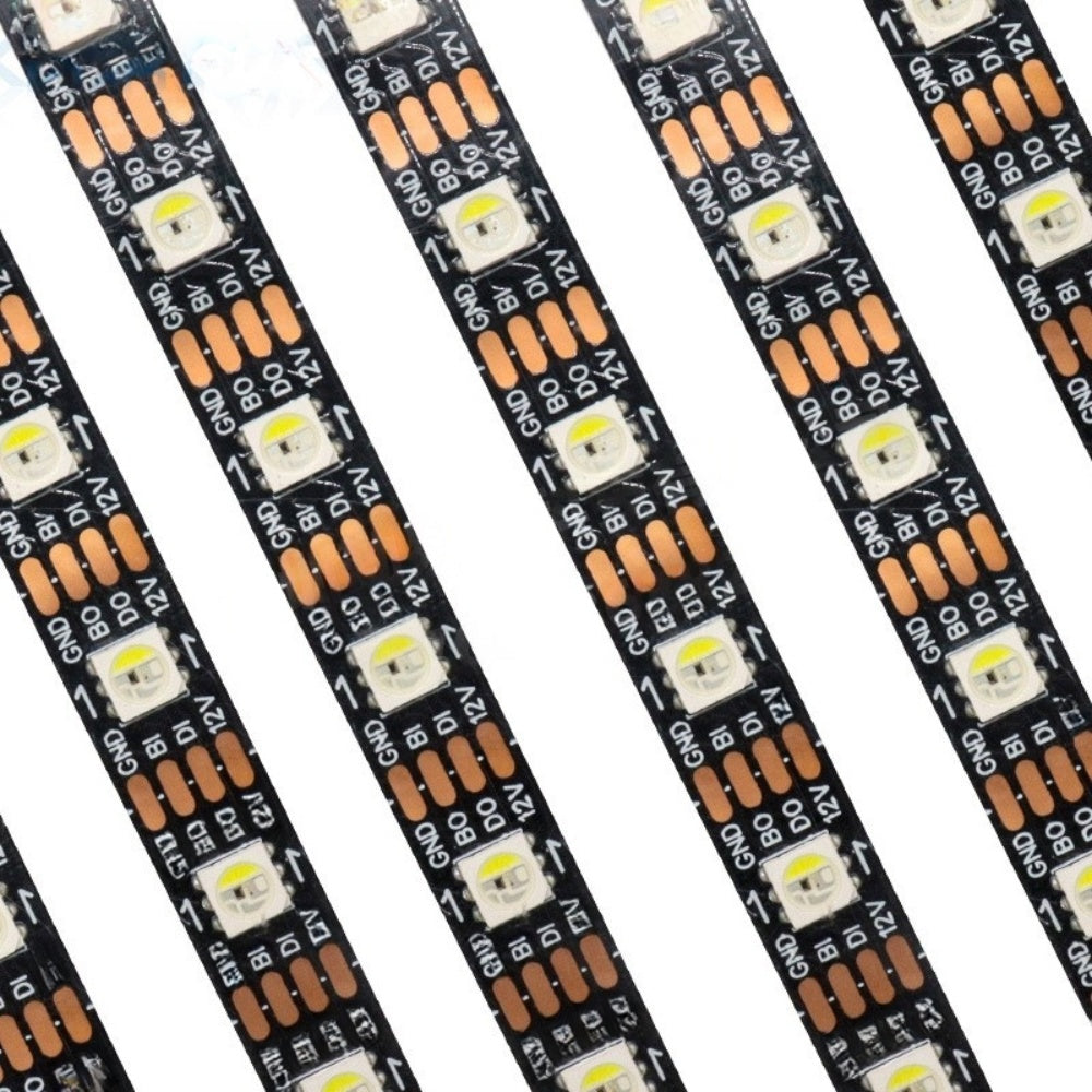 Bande LED WS2815 RGBW RGBWW adressable individuellement 12 V 60 W, 5 m 300 LED 300 pixels Lumières LED programmables Signaux redondants