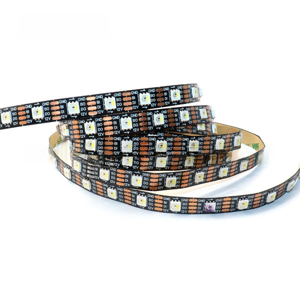 Bande LED WS2815 RGBW RGBWW adressable individuellement 12 V 60 W, 5 m 300 LED 300 pixels Lumières LED programmables Signaux redondants