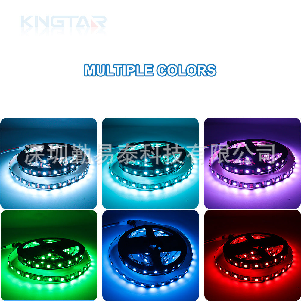 DC12V WS2815 RGBWIC LED Strip Light - 10mm PCB | RGBWW(RGB+3000K) | 4-In-1 SMD5050 Individually Addressable | Breakpoint Resume | 30/60/96 LEDs/M | White PCB | IP00 / IP65 / IP67 | for Party, Decoration, Home DIY Lighting Projects | 5/50M