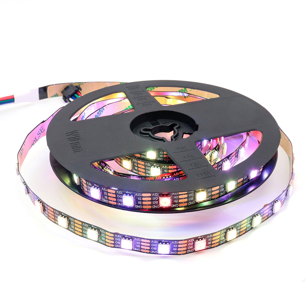 DC12V WS2815 RGBWIC LED Strip Light - 10mm PCB | RGBWW(RGB+3000K) | 4-In-1 SMD5050 Individually Addressable | Breakpoint Resume | 30/60/96 LEDs/M | White PCB | IP00 / IP65 / IP67 | for Party, Decoration, Home DIY Lighting Projects | 5/50M