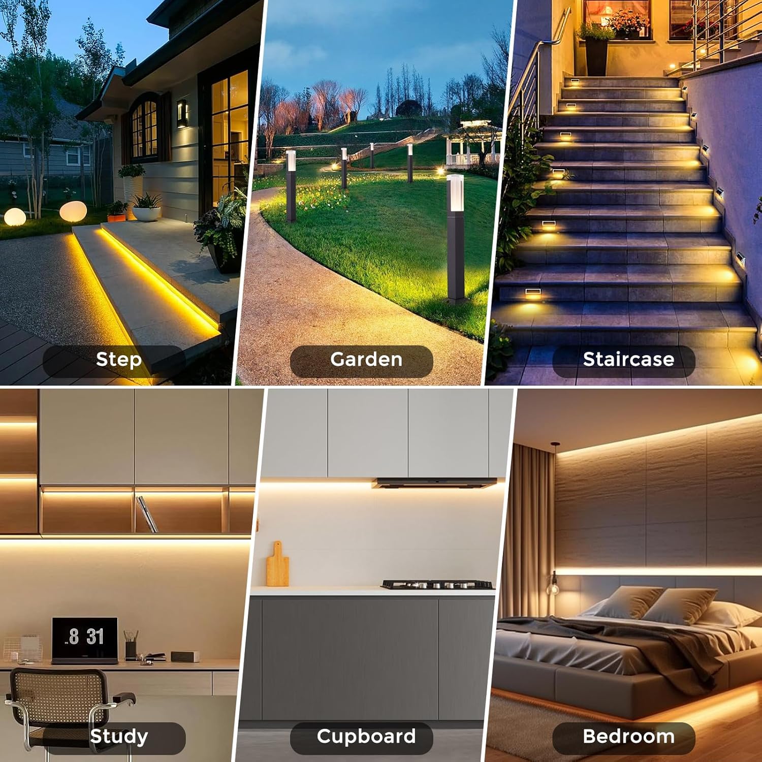 12 V DC 5-in-1 dimmbares LED-Netzteil, 60 W/100 W/200 W, UL-gelistet, AC 120–277 V Eingang, wasserdichter Treiber für Triac/ELV/0–10 V/PWM/resistive Steuerung