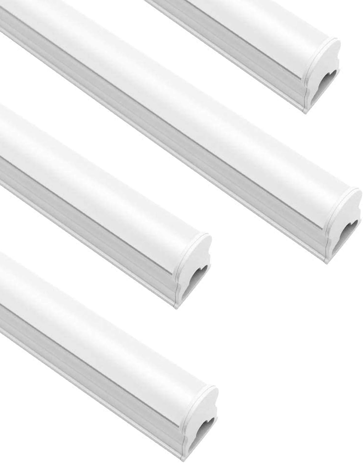 IT Series LED Shop Light – 3FT T5 Integrated Tube Fixture | 15W | Warm/Natural/Daylight White | Linkable Utility Garage Ceiling Light & Under Cabinet Lighting | Corded Electric with Built-in On/Off Switch | 4-Pack / 10-Pack | Non-Dimmable AC90–240V