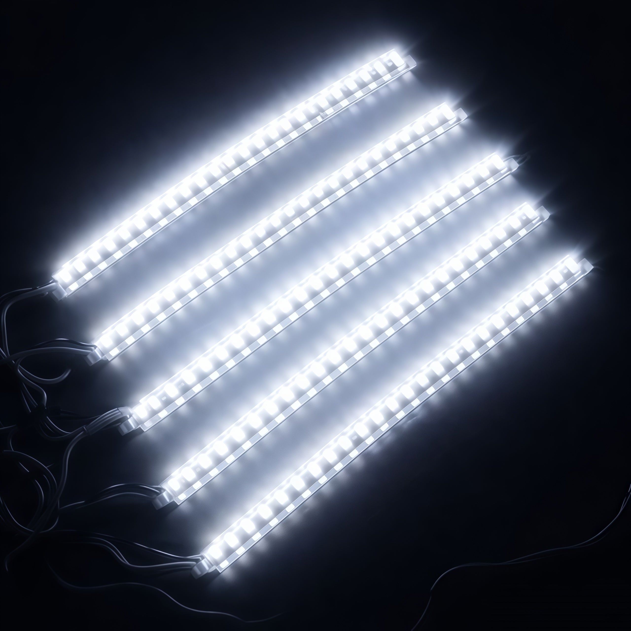 Waterproof Flexible Grill LED Strip Lights – DC 12V | 3000K / 6000K / Red / Green / Blue | 24cm–96cm | Single Color LED Strip for Motorcycle & Car Decorative Lighting | 10/50/100PCS