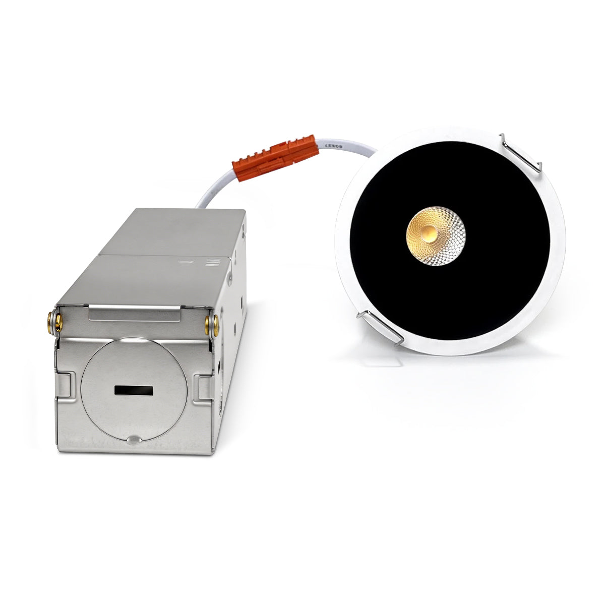 PRO-1C Series Deep Anti-Glare Full Spectrum LED Downlight | 90–140V | 4/12 Pack | 5W / 9W | 5CCT Adjustable | 24° Beam | White Housing | CRI>97 | Commercial Ceiling Recessed Light