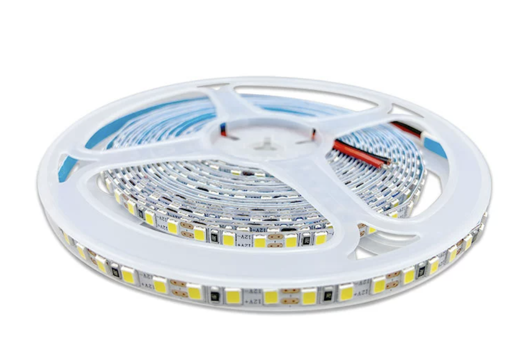 DC12V SMD2835 Single Color LED Strip Light – 150 LEDs/m | 5mm PCB | High Brightness Low Voltage LED Tape | Warm White / Natural White / Cool White / Blue / Red | for Mirror, Kitchen Cabinet, Bedroom | 5/50M