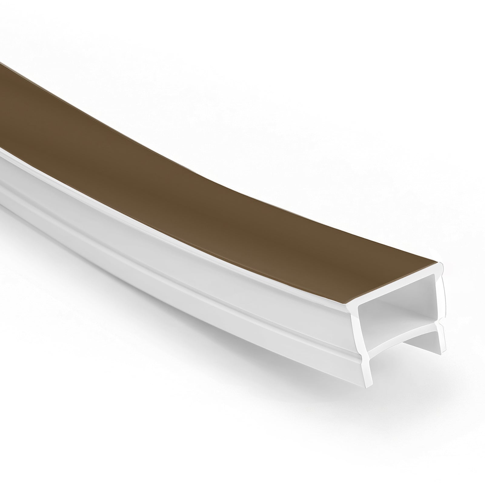 20×20mm Quick Install Neon Light Housing – S2020-B With-Edge / Edge-Free Silicone Cover LED Channel System | Max Strip Width ≤16 mm | Double-Chamber Top-Emitting Neon Diffuser | for Architectural Cove Lighting & Storefront Signage Lighting | 164FT/50M