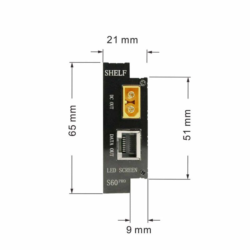 4PCS Pack Shelf LED Display Strip P1.25 | P1.875 60mm (2.36'') Tall Digital Price Display for Stores