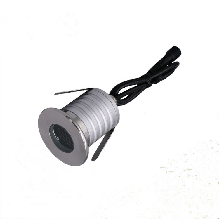 Lot de 8 spots LED d'extérieur en acier inoxydable, étanches, à intensité variable, antireflet, 1 W/3 W, IP67