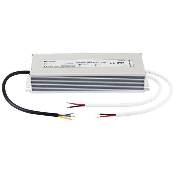 Outdoor Waterproof IP67 Metal Housing LED Transformer Power Supply AC110V / 220V to DC 12V/24V