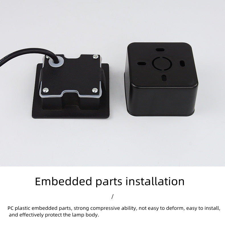 Lot de 2 appliques murales LED étanches 3 W AC100-240 V IP65 pour escaliers