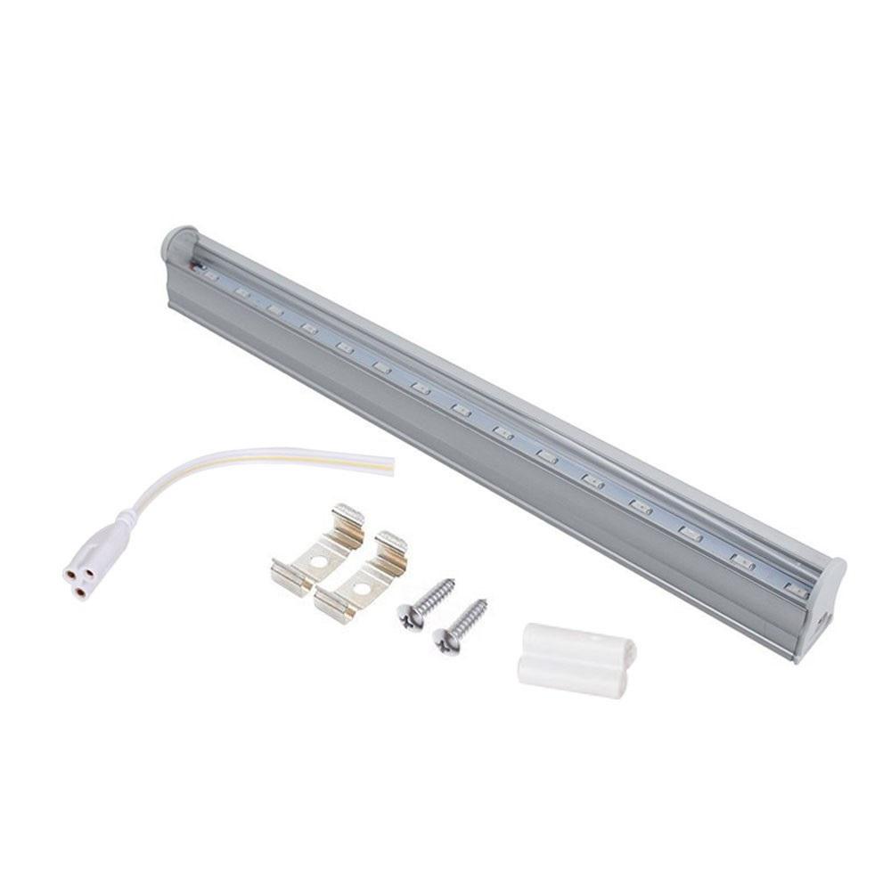 10Pcs 1/2/3/4 ft LED Tube T5 Grow Light Red/Blue Spectrum(R:B=5:1) Clear Lens for Indoor Plant Veg and Flower Hydroponic Greenhouse Growing Bar Light