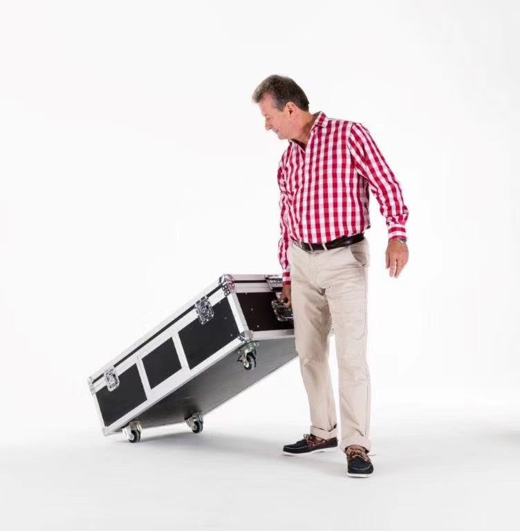 EP-M Series Foldable LED Poster | 1×2.25m All-in-One Rolling Case | P3.9mm Indoor | Remote Liftable LED Display Kit