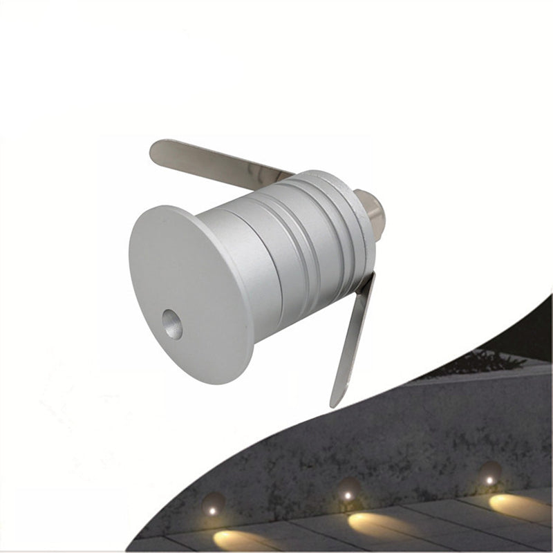 8PCS Pack  1W 12-24V DC IP67 LED Step Lights Round/Square Waterproof Dimmable Inground Light Made By 6063 Aluminum LED Wall Corner Light