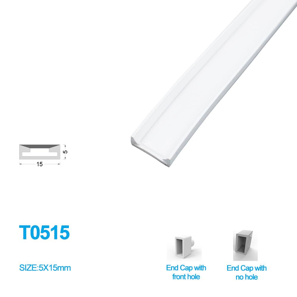 Neon Light Housing – S0515 | 5x15mm Silicone LED Channel System | IP67 Waterproof | 12mm PCB Width | 164FT/50M | Local Stock US/UK/DE