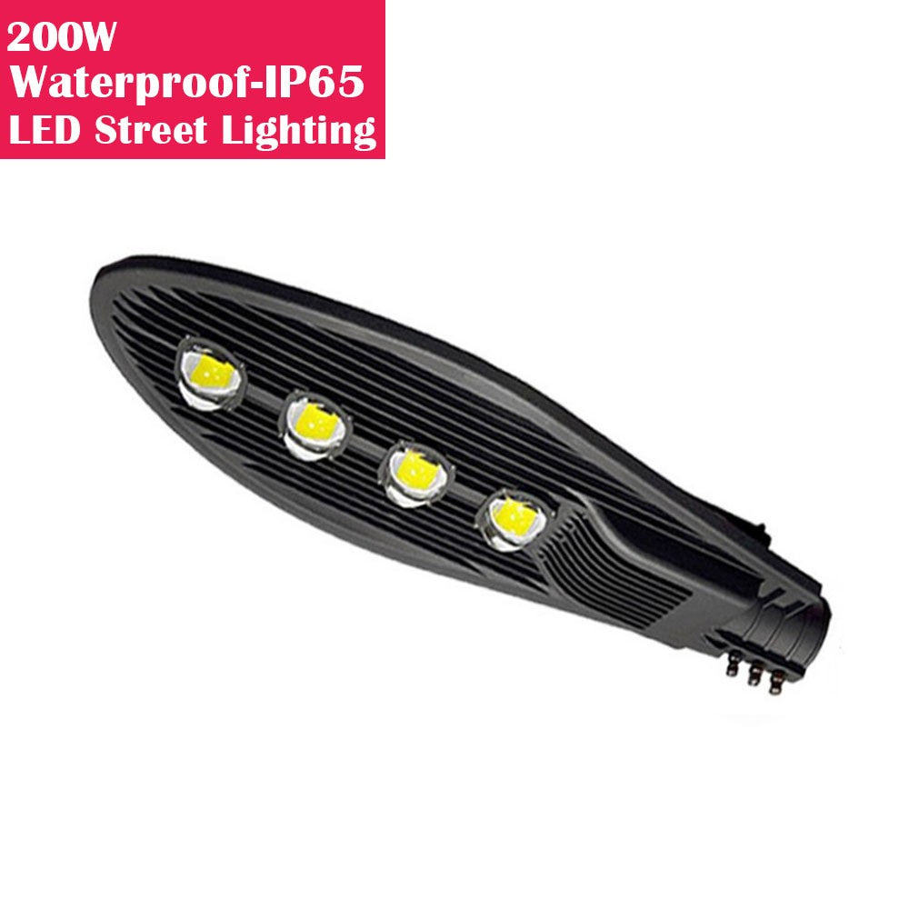 Lampadaire LED étanche IP65 200 W pour éclairage public LED, blanc naturel 4 000 K