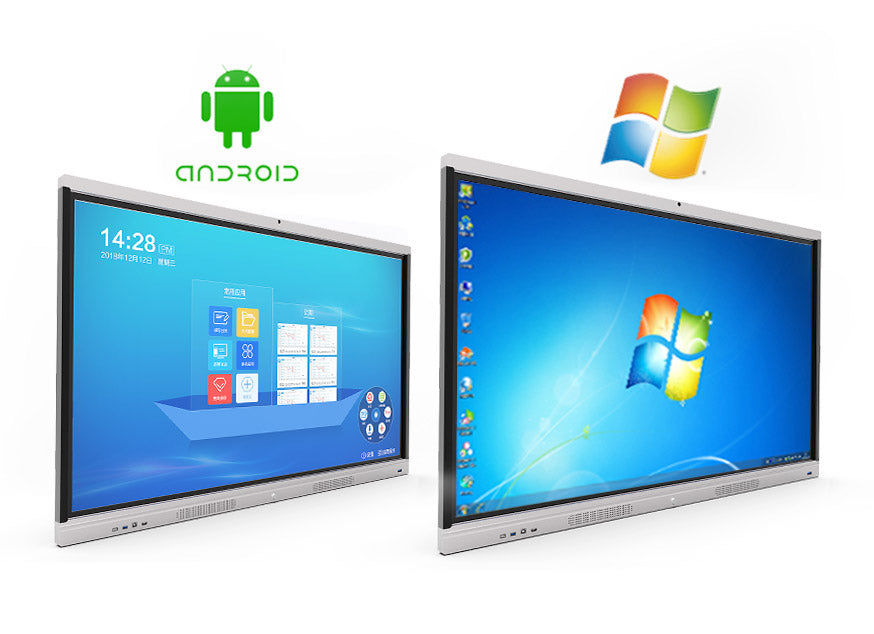 Tableau blanc interactif de conférence numérique 65 pouces, machine tactile tout-en-un pour vidéoconférence