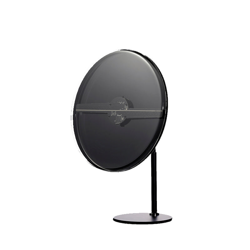 30cm (11.8”) DC5V 3D Hologram Fan Display | 2-Blade High Brightness LED Visual Player | Desktop / Floor Stand | Battery-Powered Option (No Battery Included) | Transparent or Black Background Protective Cover / Housing