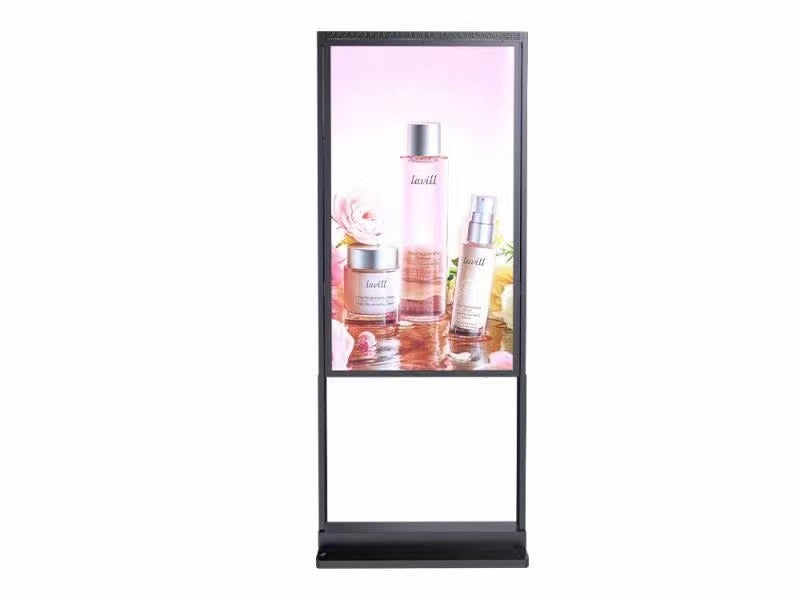 43" doppelseitiges, hochhelles LCD-Fensterdisplay, 2500 Nits vorne + 700 Nits hinten, Android 2+32G, ohne Touch, Cloud/APP/USB, Hänge-/Bodenständer