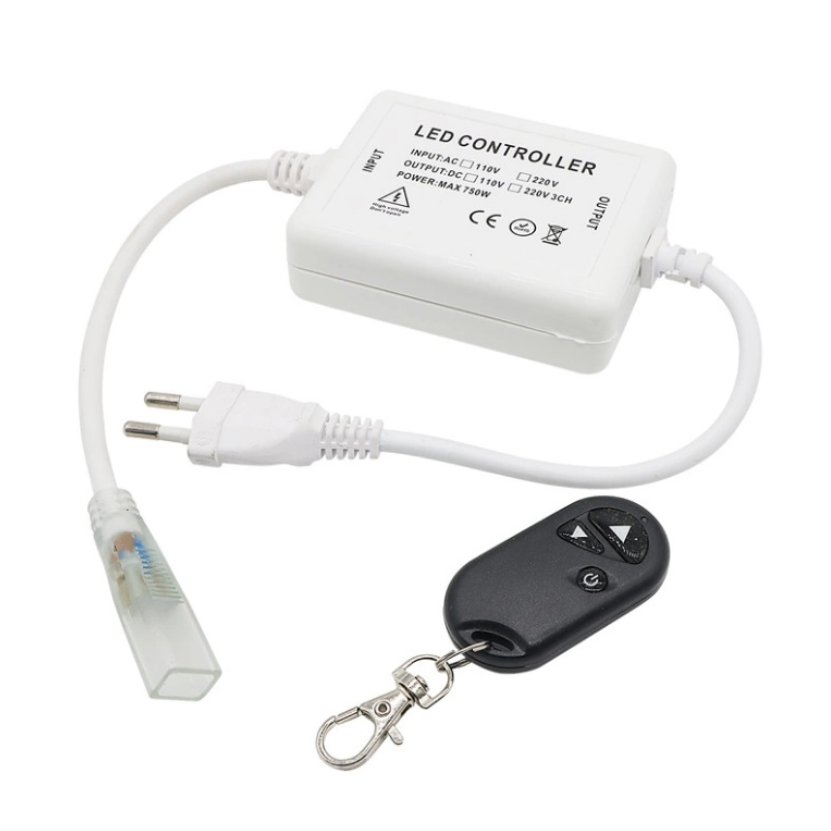 400W 110V/220V AC LED Dimmer – RF Wireless Remote Control Dimmer Switch | For LED Strip Lights
