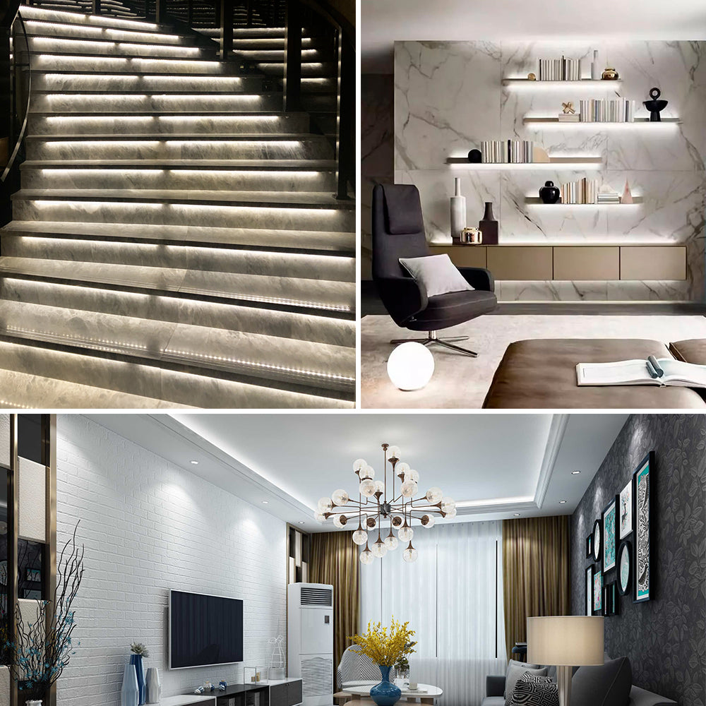 Full Spectrum LED Strip Light | CRI 97+ | SMD5050, 300 LEDs, 60 LEDs/M | 24V DC | 12W/M | 5M (16.4FT) Flexible Tape Light