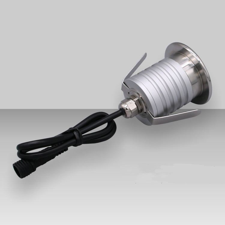 Lot de 8 spots LED d'extérieur en acier inoxydable, étanches, à intensité variable, antireflet, 1 W/3 W, IP67