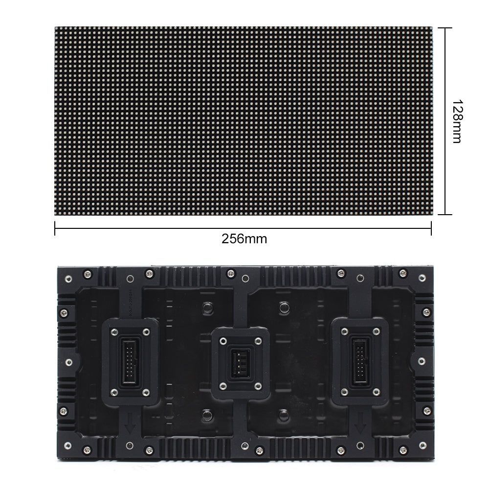 Flexibles LED-Modul für den Außenbereich der OF-2N-Serie – P3.2 | 256 × 128 mm Panel | Beidseitig wasserdicht nach IP65 | Wartung vorne und hinten | 4500 Nits | Nationstar LEDs