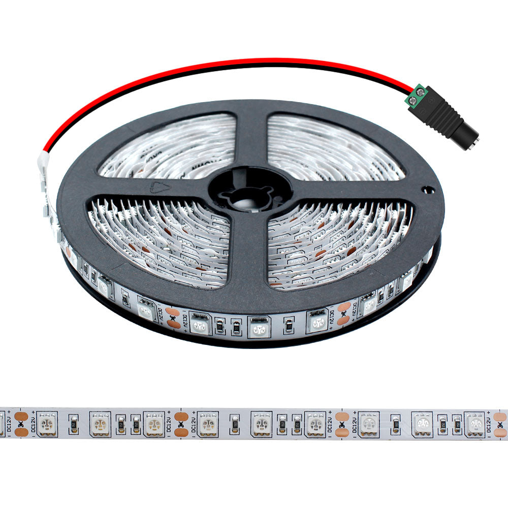 395nm 405nm Black Light SMD5050-300 12V 6A 72W UV (Ultraviolet) LED Strip Light Flex