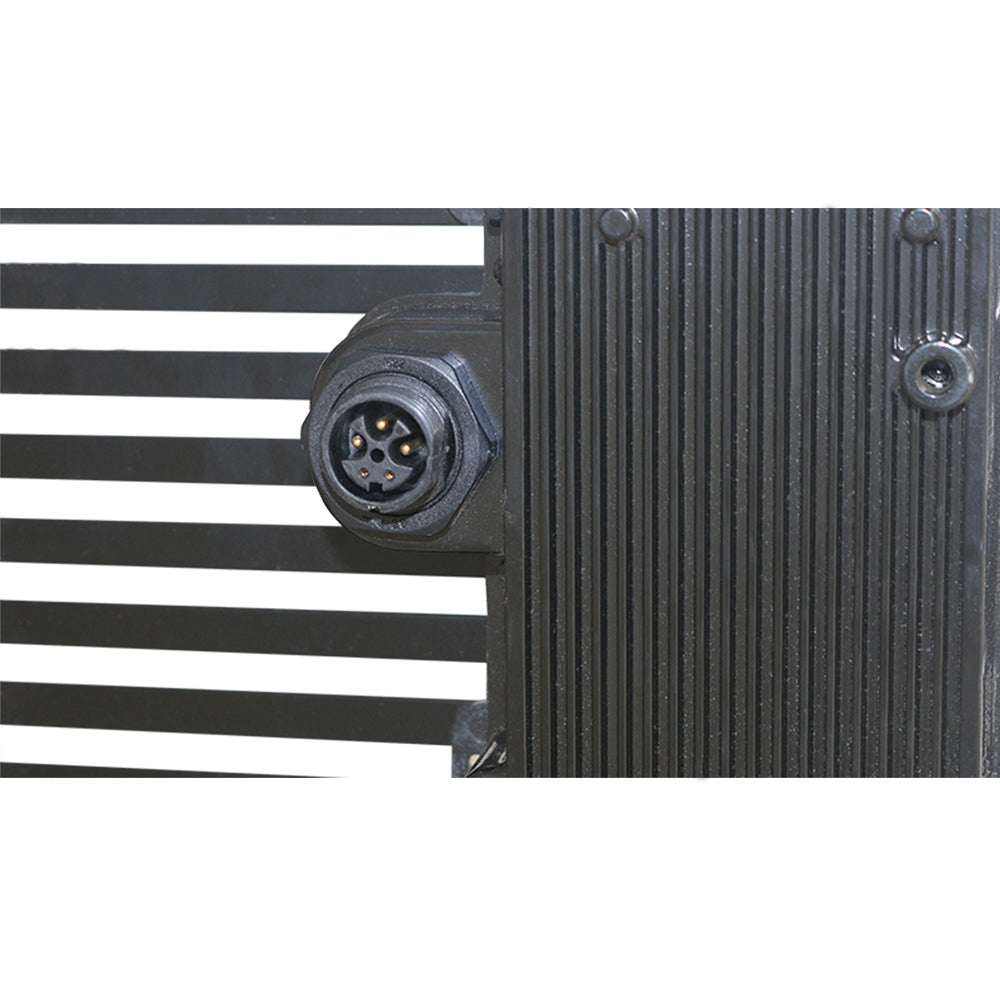 oClear B Series Outdoor Waterpoof P15.6/15.6mm Transparent LED Mesh Display High Brightness 7500nits in Size 1500x250mm Aluminum Cabinet for Fixed Installation