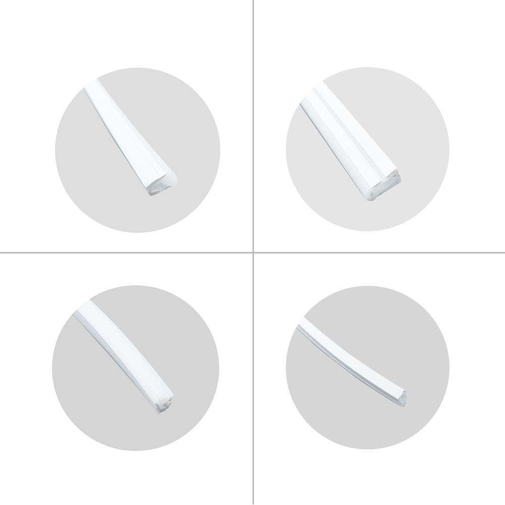 Neon Light Housing – S0817 Side Edge Lighting | 8x17mm Silicone LED Channel System | IP67 Waterproof | 8mm PCB Width | 164FT/50M | Local Stock US/UK/DE