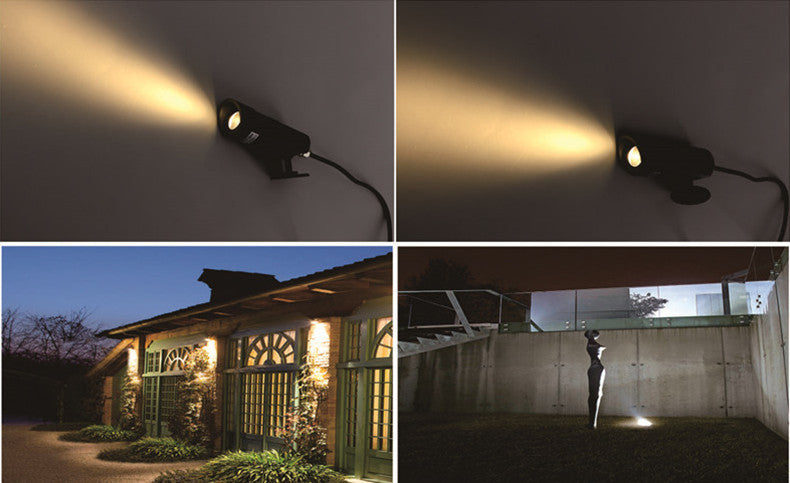 8PCS Pack 3W Pathway LED lights for garden lighting, IP67 Waterproof inground LED lights for lawn lighting and wall light
