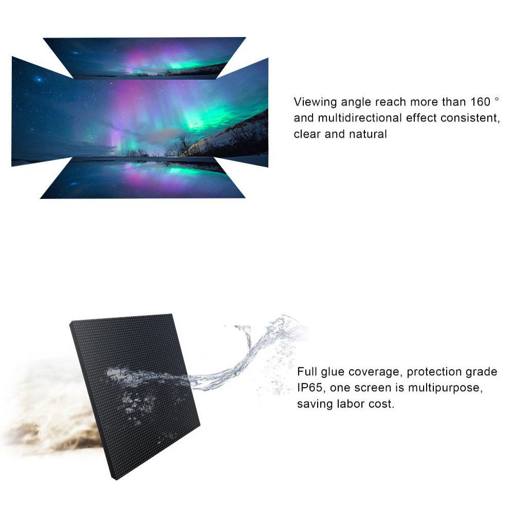 LED-Anzeige für den Innenbereich zur Miete der Tour-GOB-Serie, 1,95/2,6/2,9/3,9 mm Pixelabstand in einem 500 x 500 mm großen Aluminiumgehäuse mit kleberbeschichteter Schutzoberfläche, LED-Bildschirm