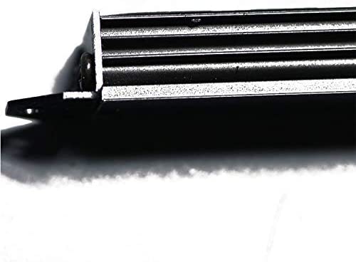 Waterproof LED Under Cabinet Light 12V 5050 Strip Light 13inch Black LED Bar for Tank (2Pack)