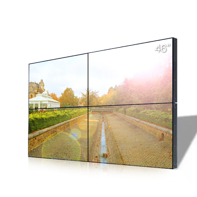46” BOE LCD Video Wall – 2x2 Kit (4 Panels) | 1920x1080 FHD | 500 nits | Ultra Narrow Bezel 0.88mm / 1.7mm / 3.5mm | HDMI Splicer + Wall Mount Included