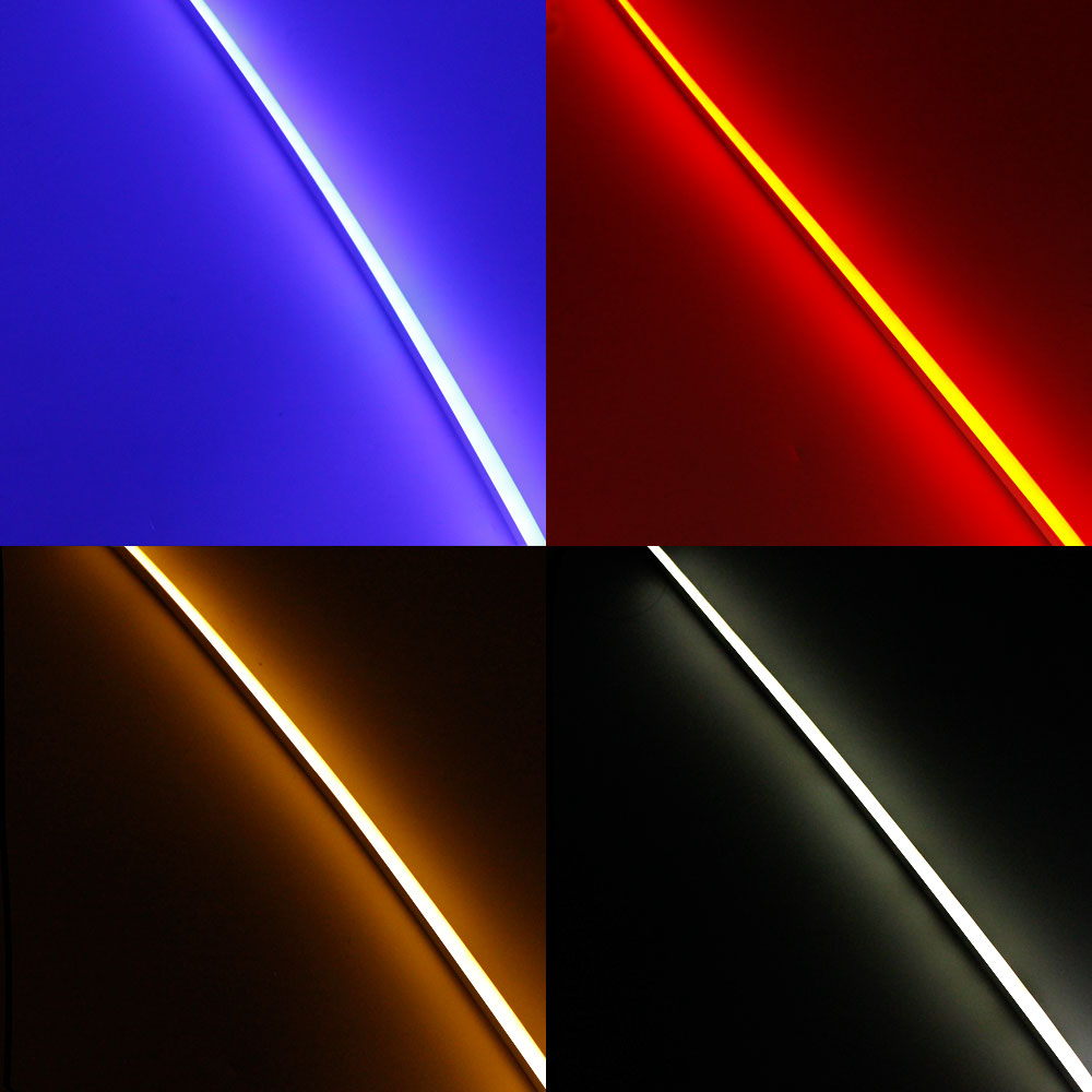 Neon Light Housing – S0606 | 6x6mm Silicone LED Channel System | IP67 Waterproof | 3mm PCB Width | 164FT/50M | Local Stock US/UK/DE