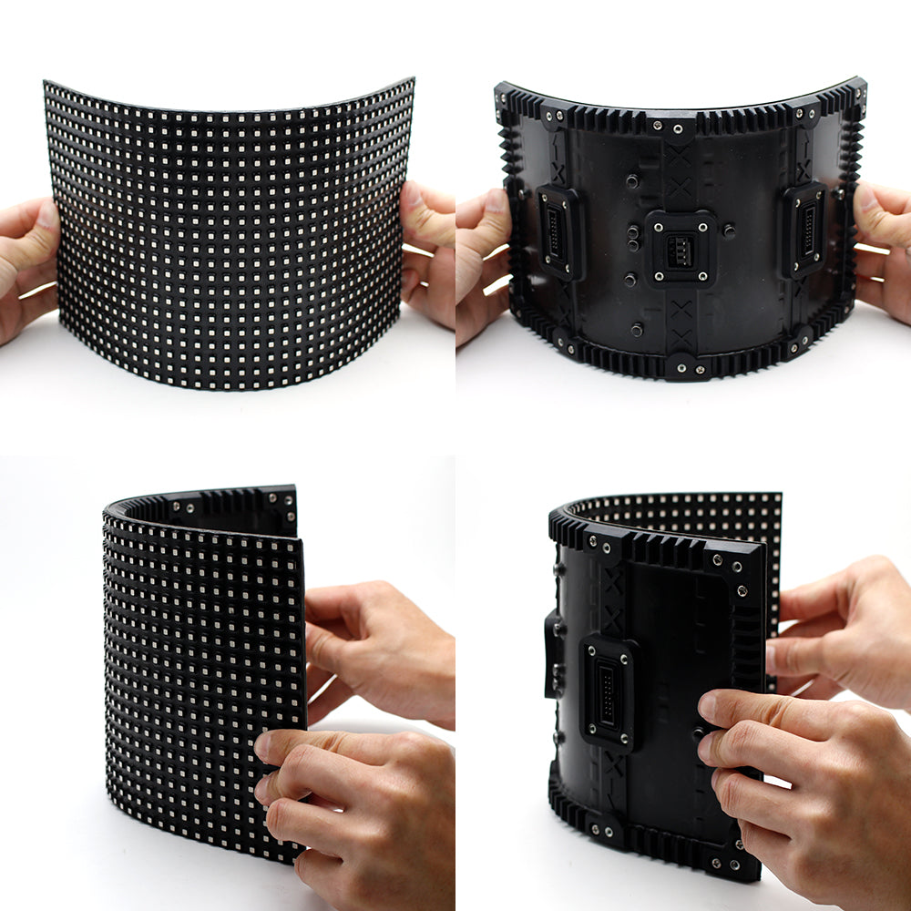 OF-3N Series Outdoor Flexible LED Module – P8 | 320×160mm Panel |Dual-Side IP65 Waterproof | Front & Rear Maintenance | 5000nits | Nationstar LEDs
