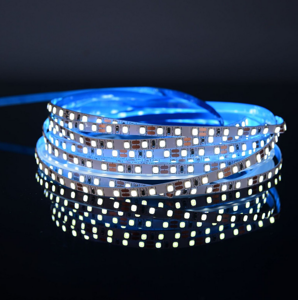 SMD2835 LED Strip Light | 3000K / 4000K / 6000K | 120 LEDs/m | 8W/m | 12V DC | 4mm / 5mm PCB | 5m Roll | Non-Waterproof IP00