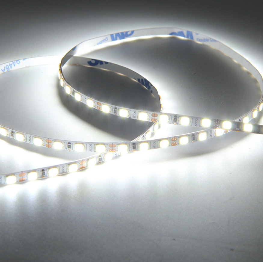 SMD2835 LED Strip Light | 3000K / 4000K / 6000K | 120 LEDs/m | 8W/m | 12V DC | 4mm / 5mm PCB | 5m Roll | Non-Waterproof IP00