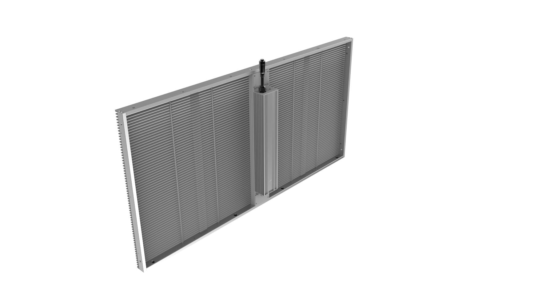 aClear Series P3.9/7,8 mm transparentes LED-Display 1500 Nits/4500 Nits in der Größe 1000 x 500 mm Aluminiumgehäuse für die Inneninstallation für Glas/Fenster