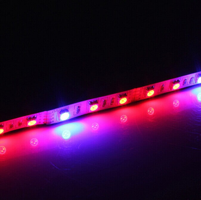 Plant Growth RED:BLUE /660nm:460nm LED Grow Light SMD5050 30LEDs 12V 7.2W Per Meter Strip